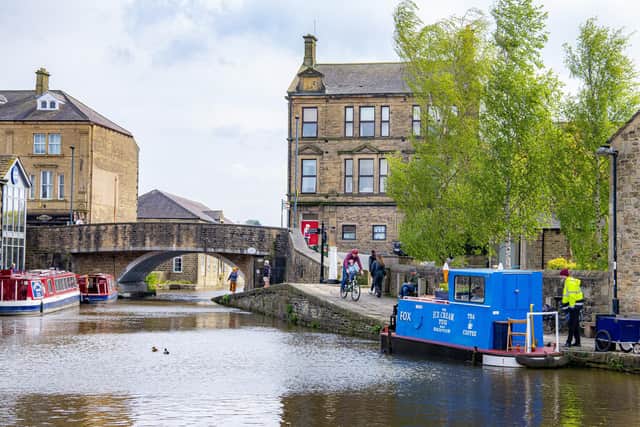 The Ice Cream Tug Boat moored on the Leeds Liverpool Canal in Skipton. PIC: Tony Johnson