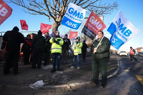 Ambulance workers are going on strike today