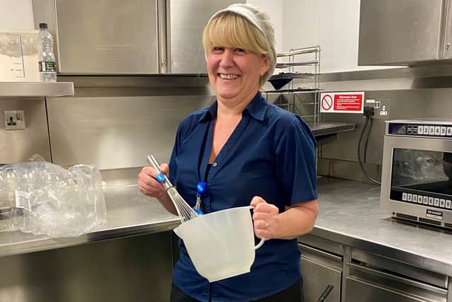 Dawn Moore, a catering supervisor at Pinderfields Hospital.