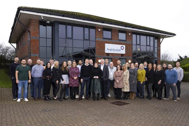 Employees at Anglo Scottish Asset Finance. Picture: Mike Smith