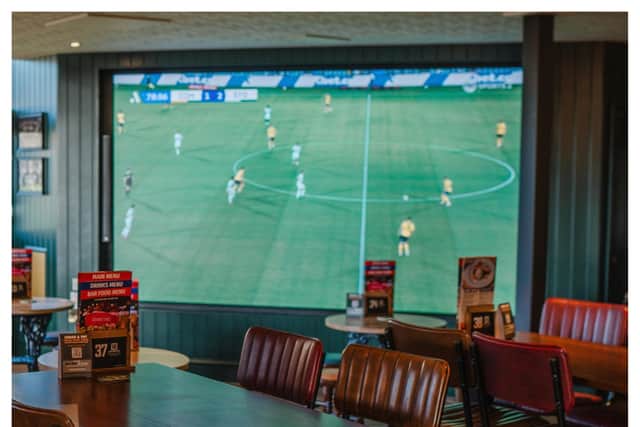 Sports screen at The Mustard Pot. (Pic credit: Marston's)