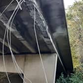 The closures are expected to be in place late into the afternoon as structural engineers assess the bridge for damage and the area is made safe, National Highways said.