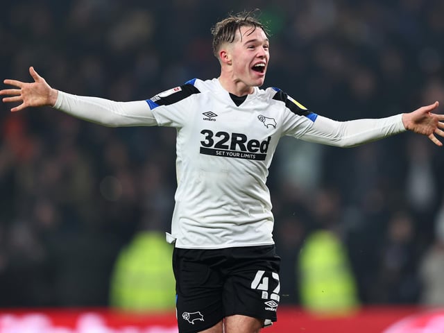 Pompey could take advantage of Derby's misfortune by swooping for Thompson, who's played a bit-part role this season. Picture: Mark Thompson/Getty Images