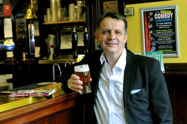 Beer writer Simon Jenkins enjoys a pint.
