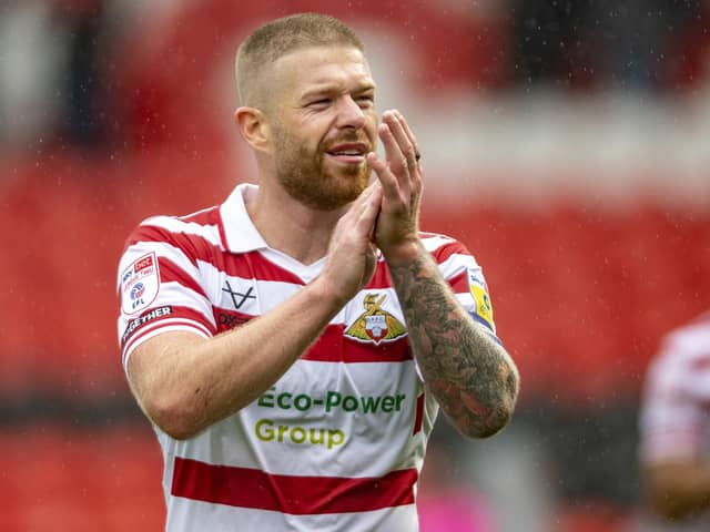 BEST OF A BAD BUNCH: Doncaster Rovers midfielder Adam Clayton