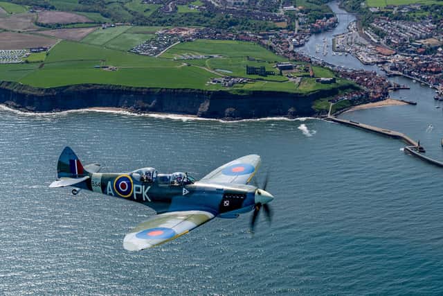 Picture Credit Charlotte Graham 

Spitfire Over Yorkshire Coast and travelling up to Whitby