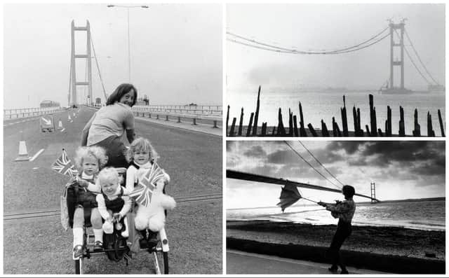 Enjoy these photo memories of the Humber Bridge.