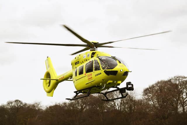 Yorkshire Air Ambulance's new G-YAAA Helicopter ahead of its first mission in March 2023.