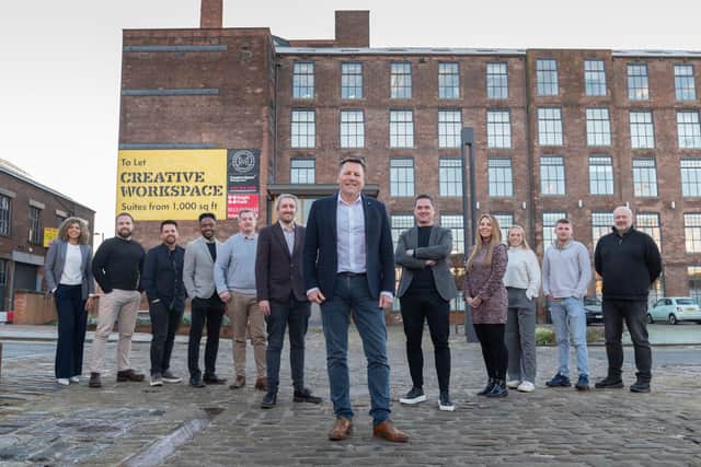Leeds-based Edward Architects has relocated into a refurbished Grade II former flax mill. Picture: Dan Oxtoby Photography