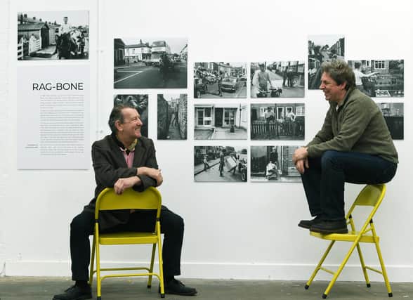 New photography exhibition at Humber Street Gallery, You and me in HU3. Pictured George Norris (left) and Russell Boyce.
Picture Jonathan Gawthorpe