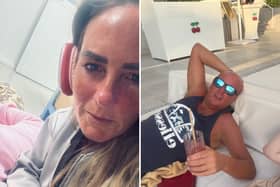 Emma, her husband Paul, 43 and daughter Sadie 14, are stuck in their hotel and are "traumatised" by the constant loud bangs of missiles being intercepted.