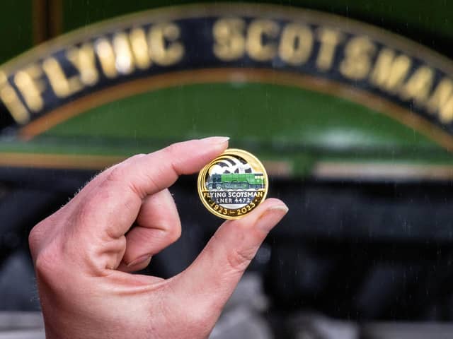The Royal Mint Flying Scotsman collectable £2 coin 