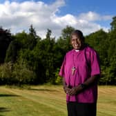 Former Archbishop of York Dr John Sentamu at Bishopthorpe Palace, York.
