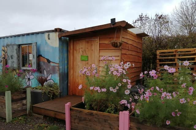 Appletree Allotment's compost toilet