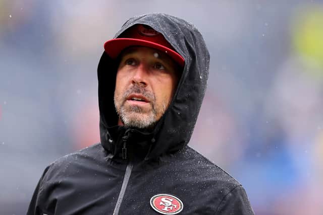 Can Kyle Shanahan and the San Francisco 49ers get their first win of the season (Picture: Michael Reaves/Getty Images)