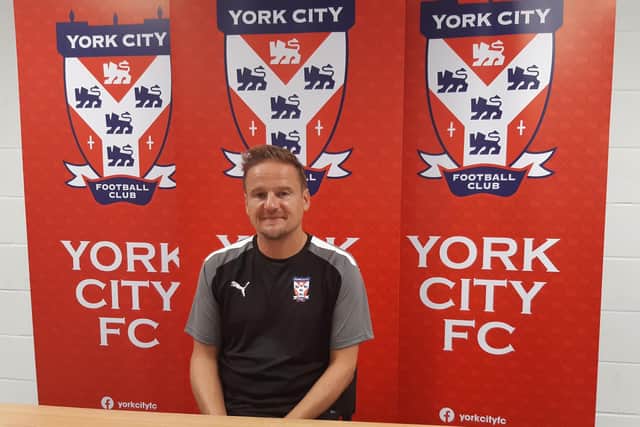 The 51-year-old has been at York since September. (Photo: Stuart Rayner)
