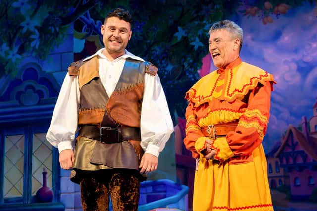 Jack and the Beanstalk at the Alhambra Theatre, Bradford. Picture: Nigel Hillier