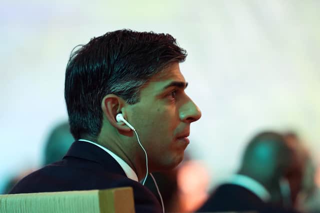 Prime Minister Rishi Sunak attends the opening ceremony of the World Climate Action Summit at Cop28 in Dubai. PIC: Chris Jackson/PA Wire