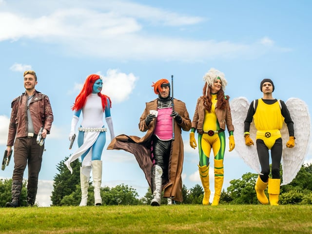 Cosplayers during Comic Con Yorkshire at the Yorkshire Event Centre, in Harrogate. Photo credit: Danny Lawson/PA Wire