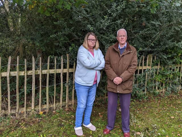 Julie Smith and Alwoodley councillor Neil Buckley