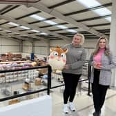 Slime Party UK upsize to Redbrook Business Park in Barnsley. Left to right: owner Ruby Sheldon and Knight Frank’s Kitty Hendrick.