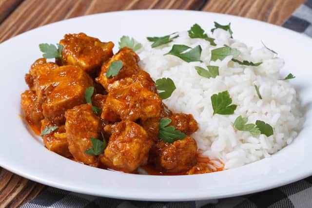 Raj Uddin Qureshi sold a chicken tikka masala that was described as ‘peanut and nut free’ to a Trading Standards Officer (stock image)