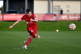 Mateusz Musialowski has shone at youth level for Liverpool. Image: Nick Taylor/Liverpool FC/Liverpool FC via Getty Images