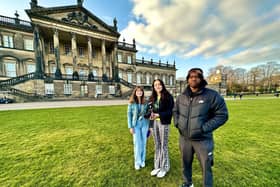Young people taking part in a community educational project at Wentworth Woodhouse