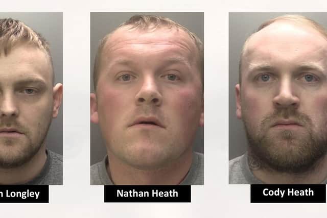 The gang have been sentenced to a combined total of 22-years-and-eight-months behind bars.
