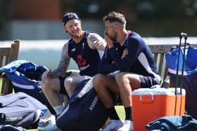 TOGETHER AGAIN: England's Ben Stokes (left) and Alex Hales, pictured in 2018. Hales denied he needed to clear the air with Stokes but revealed they have had a sit down in Australia to make sure they are on the same page. Picture: David Davies/PA