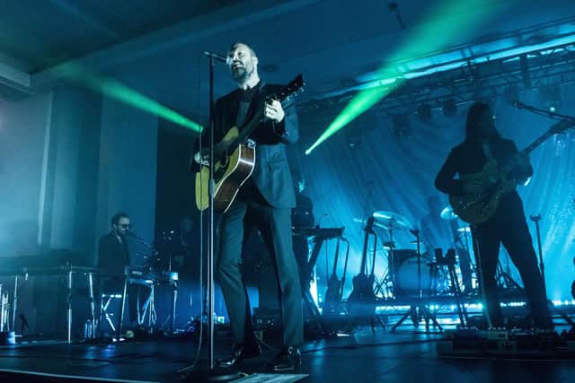American musician and songwriter Father John Misty (Joshua Tillman) plays live at The Refectory in the University of Leeds. Picture: Ernesto Rogata, Alamy Live News.
