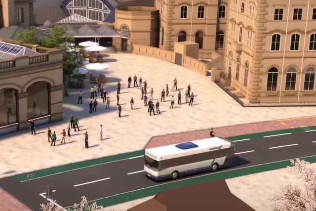 CGI of York Station Gateway project