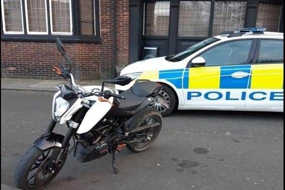 A councillor raised concerns about youths drug dealing and using motorbikes