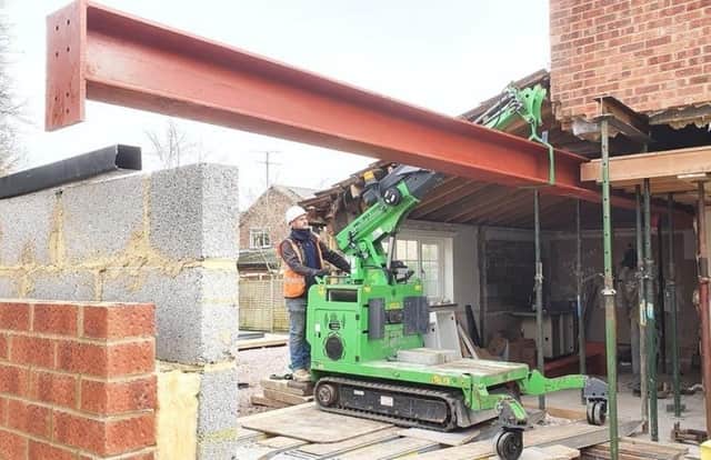 Take the strain out of moving and fitting steel beams – from kerbside to building site - even with restricted access