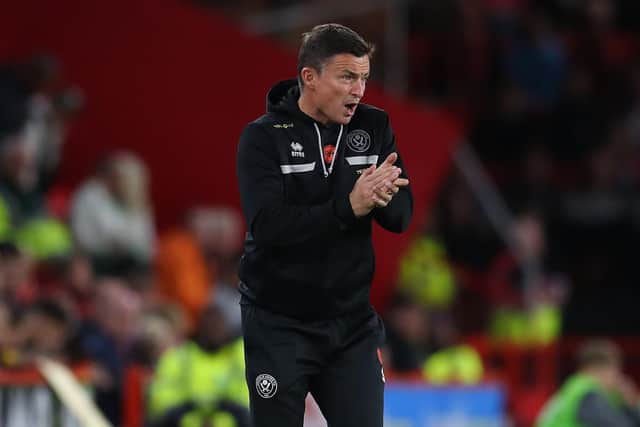 ALL DONE: Sheffield United manager Paul Heckingbottom