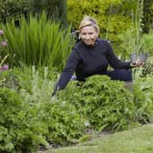 Anya Lautenbach in her garden. Picture: Britt Willoughby-Dyer/Dorling Kindersley/PA.