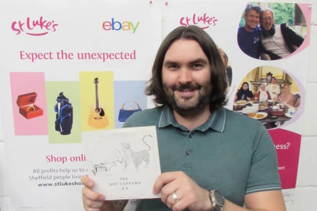 St Luke's sold the EP on its eBay store online for more than £1,000
