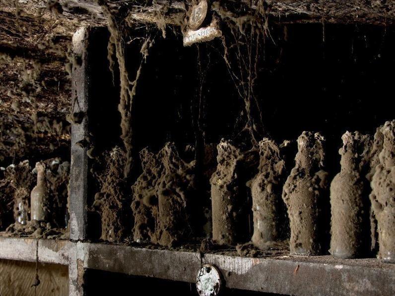 Discovered in the Harewood House cellars in 2011, these dusty bottles were found on a shelf. Had been there since the 1780s and contained what turned out to be the world’s oldest rum - still drinkable. Six bottles fetched £25,000.