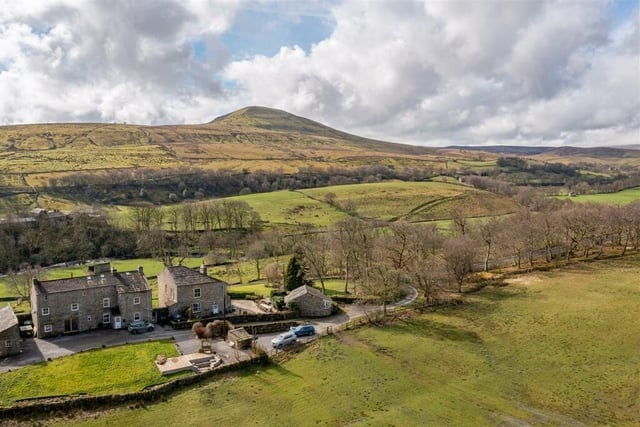 The property sits in a beautiful and secluded part of the Yorkshire Dales