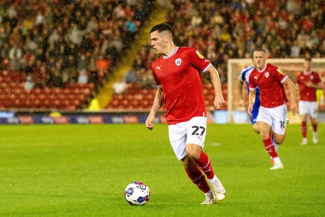 ILLNESS: But Barnsley are hopeful Jack Aitchison will have recovered in time to face Burton Albion