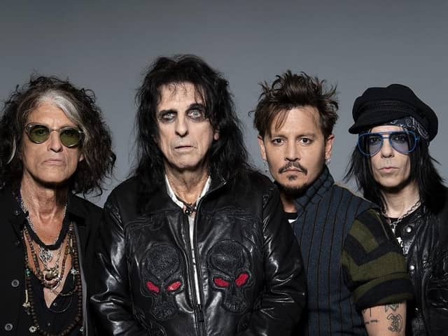 Johnny Depp, Alice Cooper and Joe Perry are returning to Yorkshire with their Hollywood Vampires band