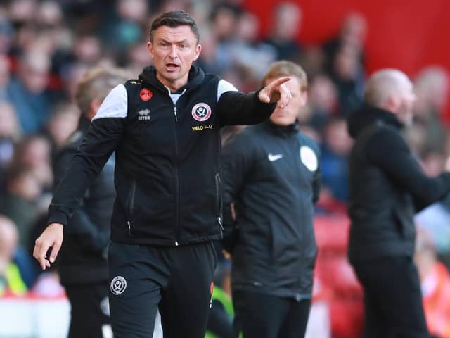 INJURIES: Sheffield United manager Paul Heckingbottom