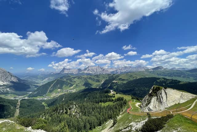 Maratona dles Dolomites cycle route. Picture : PA Photo/Ben Mitchell.