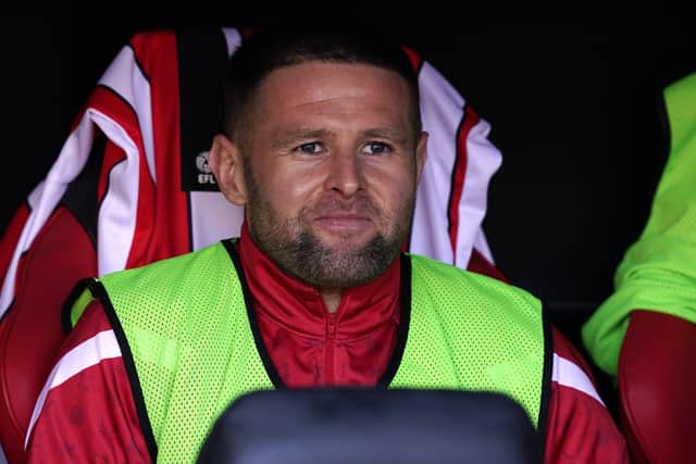 PROFESSIONALISM: Oliver Norwood has been sure to support his Sheffield United team-mates when out of the side recently