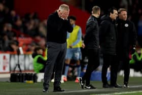 GUTTED: Chris Wilder is unable to hide his despair as Sheffield United are hammered by Aston Villa