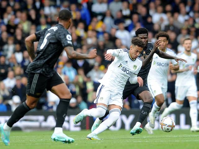 FALL GUY: Leeds United forward Rodrigo