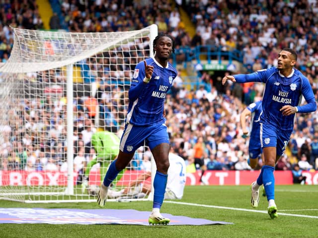 Ike Ugbo has scored four goals in the Championship for Cardiff City this season. Image: Alex Caparros/Getty Images