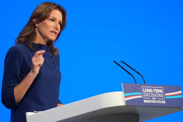 Secretary of State for Culture, Media and Sport Lucy Frazer pictured at the Conservative Party annual conference in October. PIC: Danny Lawson/PA Wire