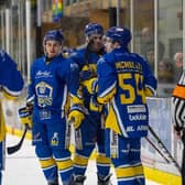 LEADING MEN: Leeds Knights players benefitted from a weekend on the road, says head coach, Ryan Aldridge. Picture: Aaron Badkin/Knights Media