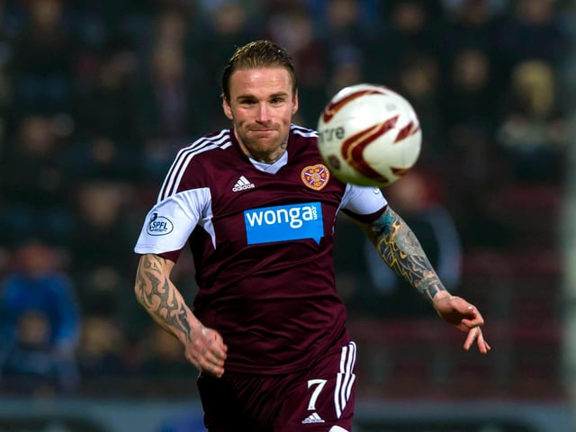 Left Hearts in the summer after his second spell at Tynecastle and has since played for Partick Thistle, Ayr United, Dumbarton, Raith Rovers, Troon, Annan and is now with Stranraer.